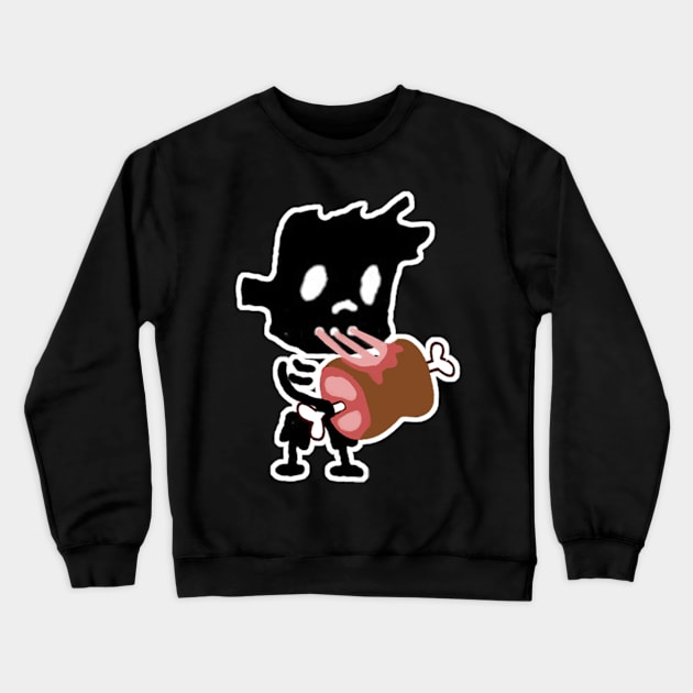 zombie boy eating Crewneck Sweatshirt by COOLKJS0